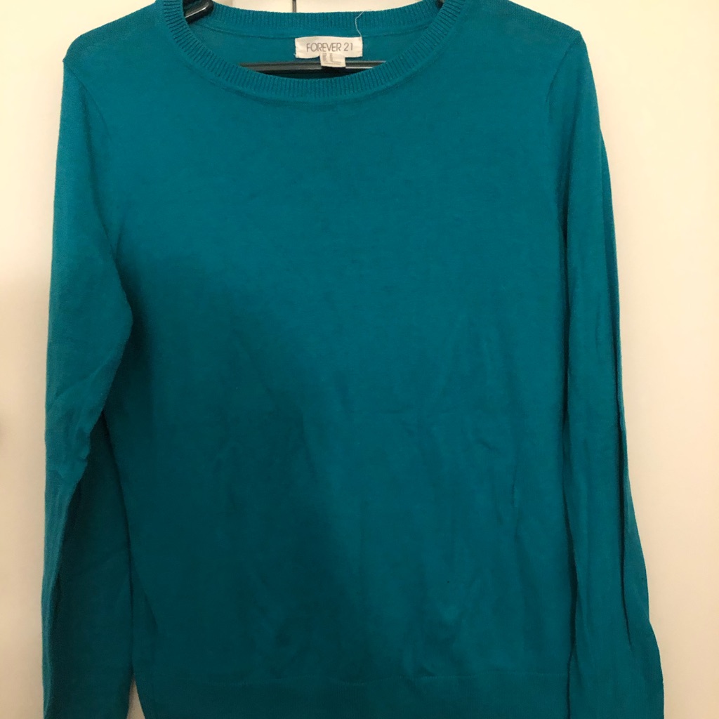 Teal Long Sleeve Sweater